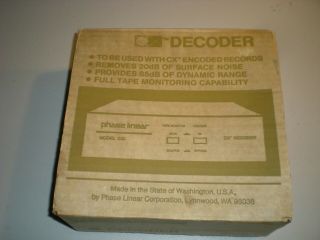 Vintage Phase Linear Decoder Model 220