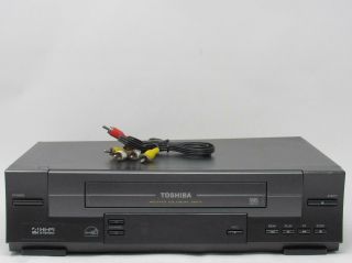Toshiba W - 512 Vhs Vcr Player Recorder No Remote Great