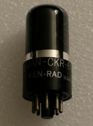Vintage Ken - Rad 6sn7gt Vt - 231 Military Grade Vacuum Tube (one) -
