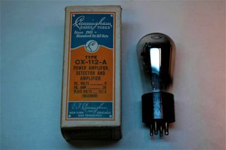 Cx - 112 - A Cunningham Radio Tube/amplifier (950) Great W/ Box