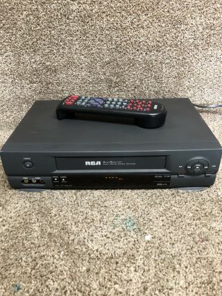 Rca Vr673hf Vcr 4 - Head Hi - Fi Vhs Player Recorder With Remote
