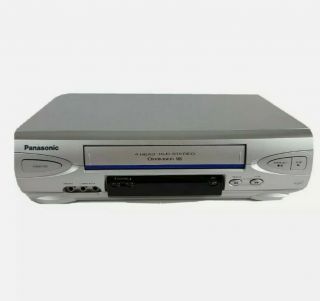 Panasonic Vcr,  Omnivision 4 - Head Vhs Player & Recorder,  Pv - V4523s,  No Remote