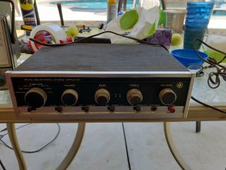 Vintage Nikko Solid - State Stereo Amp Amplifier Nk 120v Ss2 Model Trm 40 - A