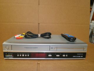 Vcr Dvd Combo Philips Dvp3050v Vhs Hi Fi 4 - Head With Remote Cable