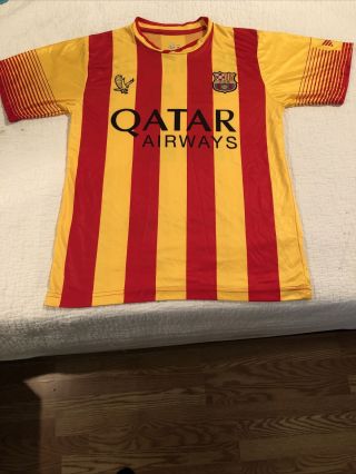 Venecia Neymar Jr 11 Qatar Airways Fcb Barcelona Soccer Jersey Adult Medium