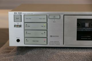 Nakamichi BX - 100 Two Head Stereo Cassette Tape Deck Silver 2