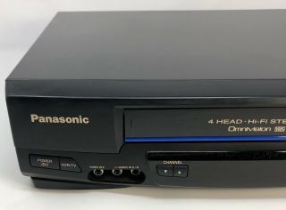 Panasonic PV - V4521 Omnivision 4 Head Hi - Fi VCR Stereo VHS w/Remote 2