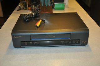 Panasonic Pv - 7401 - 4 Head Omnivision Vcr Vhs Player No Remote With Cable