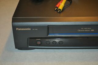 Panasonic PV - 7401 - 4 Head Omnivision VCR VHS Player No Remote With Cable 2