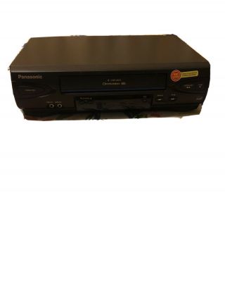 Panasonic Omnivision Vcr Vhs Player Pv - V4022 (no Remote)
