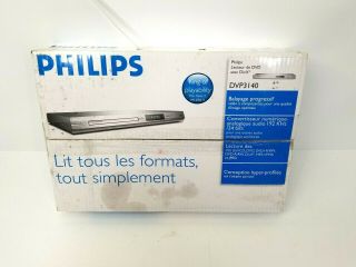 Philips Dvp3140 Progressive Scan Dvd Player W/ Remote