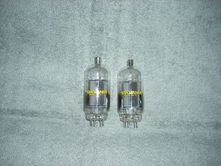 Sylvania 6js6c Nos Set Of Electron Tubes Made In The U.  S.  A