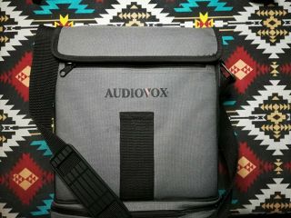 Audiovox Vbp1000s Portable Vhs Player.  Straps,  Power Supply,  Bag