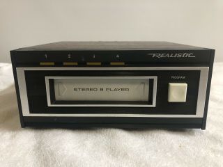Realistic Stereo 8 Track Player Model 14 - 935 Tr - 169 See Video