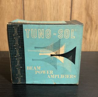 Vintage Tung Sol 6v6 Gta Tube Matched Pair Nos Promotional Displat Box