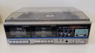Vintage Am/fm/dual Cassette/turntable Stereo Receiver Jcpenney 1758