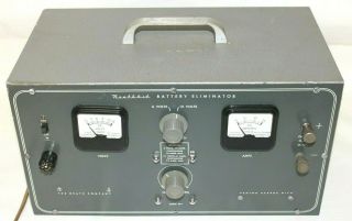 Vintage Heathkit Model Be - 4 Battery Eliminator -
