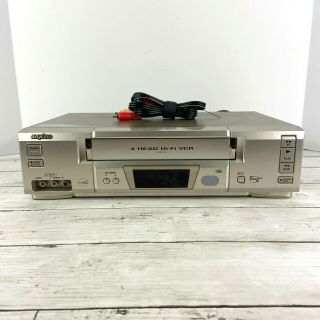Sanyo Vwm - 700 Vcr Vhs Video Cassette Player Recorder W/ Av Cord &