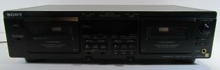 Vintage Sony Tc - Wa7esa Stereo Dual Dubbing Cassette Deck Parts Repair