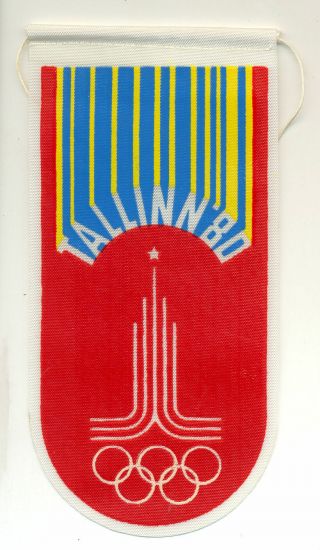 Xxii Moscow - 1980 Olympics Games Sailing Regatta Tallinn - 80 Pennant