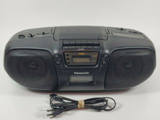 Panasonic Rx - Ds15 Portable Cd/tape/am/fm Xbs Mash Boombox Stereo System