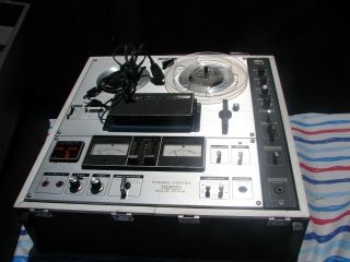Sony Tc - 630 Stereo Reel - To - Reel Tape Recorder With Attachable Speakers