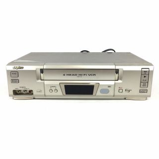 Sanyo Vcr Vhs Player Model Vwm - 700 4 Head Hi - Fi Recorder No Remote