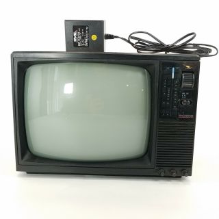 Magnavox Bx3748 11 " Woodgrain Crt Tv