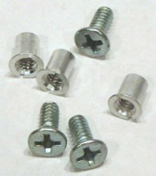 Nab 1/4 " Hardware Set Pack Of 100 Screws & Barrel Nuts For Metal Tape Reels
