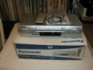 Panasonic Pv - V464s Omnivision Vhs Vcr - 4 Head - Hi - Fi Stereo