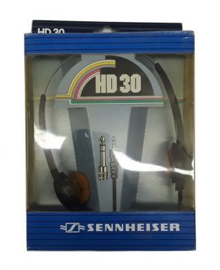 Vintage Sennheiser Hd30 Hi - Fi Stereo Headphones | Made In Germany