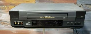 Toshiba W - 528 Vhs Video Cassette Recorder Vcr 4 - Head Hi - Fi Fully