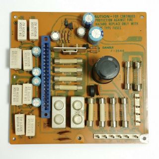 Sansui 9090 Receiver Part Power Supply Circuit Board F - 2546