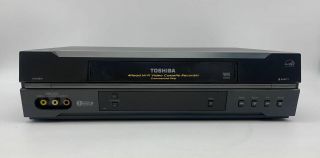 Toshiba Vcr Vhs Video Cassette Recorder Player W - 522 4 Head Hi - Fi
