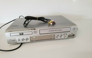 Sanyo Dvw - 6000 Dvd Vcr Combo Player Vhs Recorder Silver No Remote