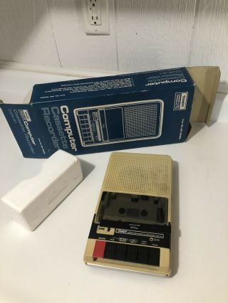 Radio Shack Tandy Trs - 80 Computer Cassette Tape Recorder 26 - 1208a W/ Box
