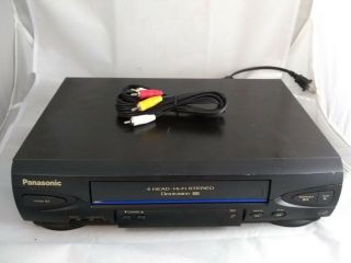 Panasonic 4 - Head Omnivision Vcr Pv - V4522 Vhs Video Cassette Recorder [no Remote]