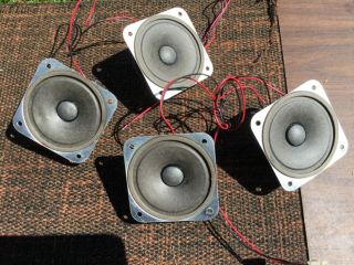 Bose Series 501 Speaker Set Of 4 Tweeter Speakers 3” Series Bose 501 - Ii & Wires