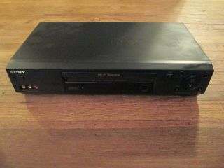 Sony Slv - N77 Vhs Player - Black - 19 Micron Head Hifi Stereo - No Remote