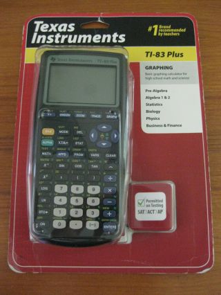 Texas Instruments Ti - 83 Plus Graphing Calculator Sat Act Ap