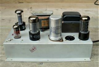 Vintage Rca 6v6 Tube Amplifier Mono Block Rebuilt & Ready To Play