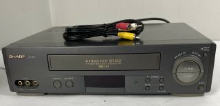 Sharp Vc - H973u 4 - Head Hifi Stereo Vcr Video Recorder (no Remote)