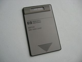 Hp 82214a 32k Ram Card For Hewlett Packard Hp 48sx 48gx Graphic Calculator