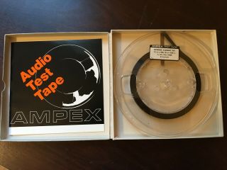 Ampex Reel To Reel Test Tape,  Reproduce Alignment Tape,  1/4 " Full Track 7.  5 Ips
