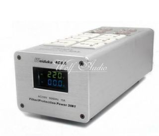 Audio Power Filter Supply 3000w 15a Purifier Lightning Pro Silver Home Adapter