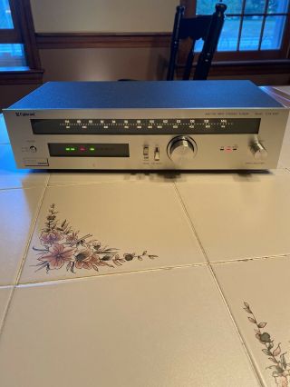 Vintage Cybernet Am Fm Mpx Stereo Tuner Model Cts - 100t Made In Japan
