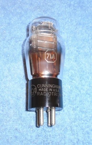 1 Rca Cunningham 71a Radio Vacuum Tube - Rare 1930 