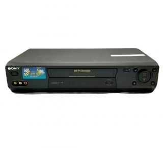 Sony Slv - N77 Hi - Fi Vhs Vcr Stereo Video Cassette Recorder Player No Remote Vtg