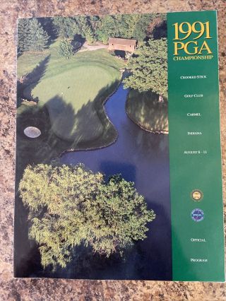 1991 Pga Championship Crooked Stick Golf Club Carmel Indiana Program Very Good