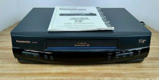 Panasonic Pv - 8401 Vcr Vhs Player Recorder &